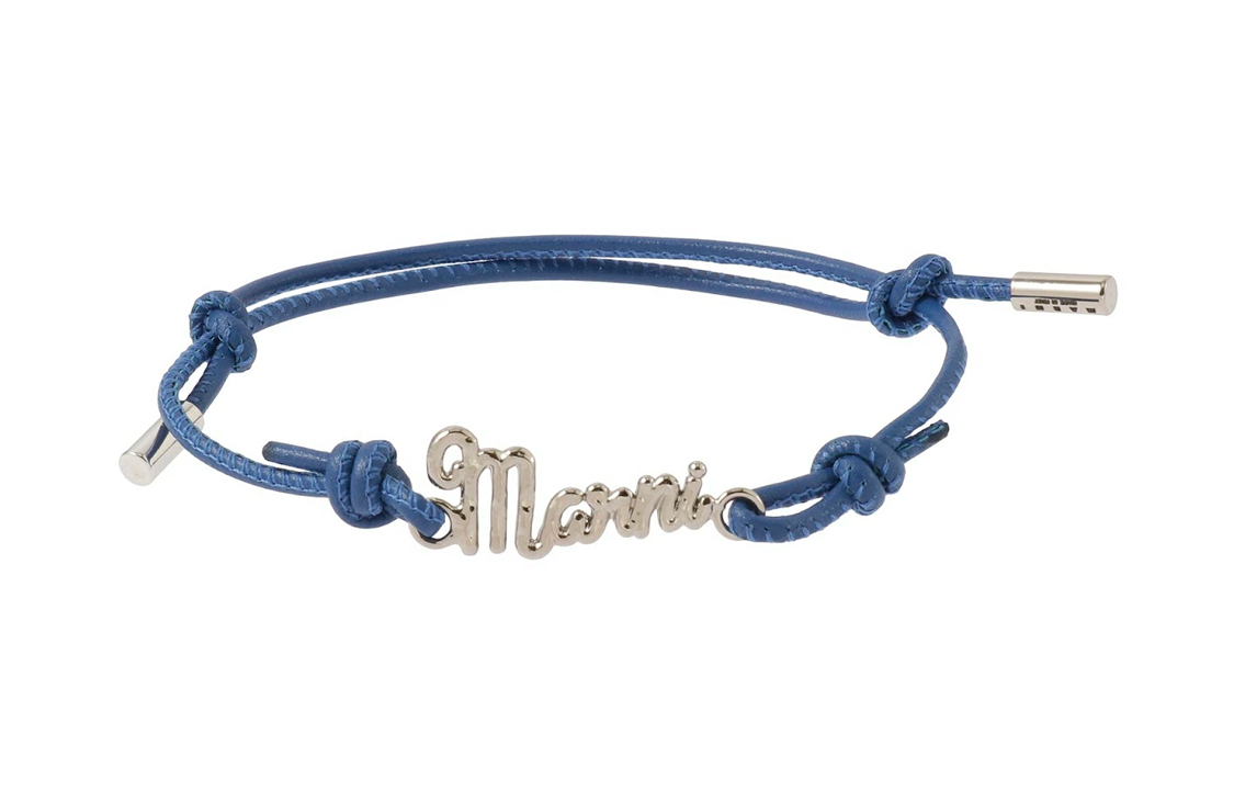 (Women) Marni  Blue Bracelet with Tag Embellishment #BRZB0024A0 M2000 00B59