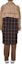 Shop (Women) MARNI Brown Plaid Colorblock Double-Breasted Long Sleeve Trench Coat CPMA0146QUTP677CHM24