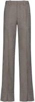 (Women) MARNI Houndstooth Flared Casual Trousers Grey. PAMA0419U0-UTWA03-PDR82 (Women) MARNI Houndstooth Flared Casual Trousers Grey. PAMA0419U0-UTWA03-PDR82