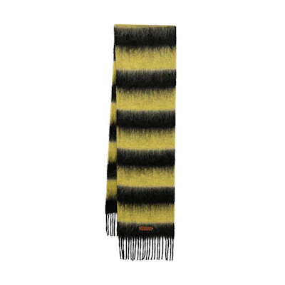 (Women) MARNI Lime Green Wool Bouclé Scarf. SCMC0121Y0UAW038STN99