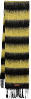 (Women) MARNI Lime Green Wool Bouclé Scarf. SCMC0121Y0UAW038STN99 Order (Women) MARNI Lime Green Wool Bouclé Scarf. SCMC0121Y0UAW038STN99