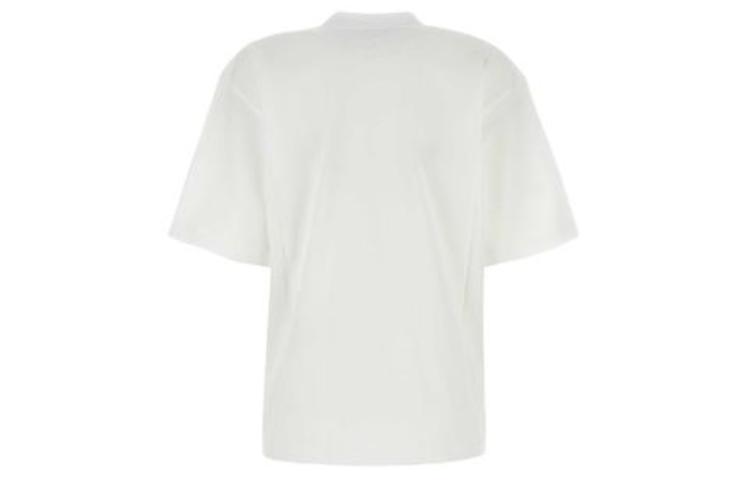 (Women) MARNI  Logo Print White Blue Oversized Crewneck Tee Shirt THJET49EPH-USCS11-L4W01 圖 3