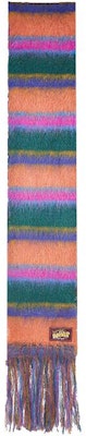 (Women) MARNI Mohair Fringe Scarf Green Orange Colorblock. SCMC0089Q1UFU116RGX99 Buy (Women) MARNI Mohair Fringe Scarf Green Orange Colorblock. SCMC0089Q1UFU116RGX99