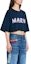 Purchase (Women) MARNI Oversized Logo T-Shirt Blue SS24 THJE0301P1USCS11L2B99