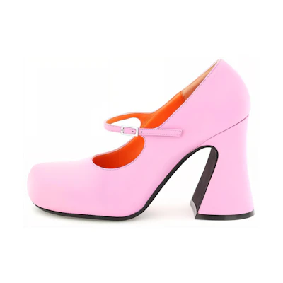 (W) Marni 'Pink Chunky Heel'