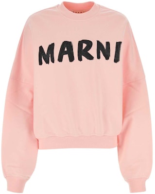 (Women) MARNI Pink Crewneck Pullover Long-Sleeve Casual Sweatshirt FLJE0185P2USCU88LOC13 Buy (Women) MARNI Pink Crewneck Pullover Long-Sleeve Casual Sweatshirt FLJE0185P2USCU88LOC13