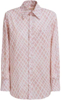 Order (W) Marni 粉紅格紋修身長袖襯衫 CAMA0103S6UTC409LAC29