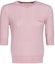 Order (Women) MARNI Pink Slim-Fit 3/4 Sleeve Sweater with Logo Print. GCMD0455E0-UFZ622-00C20