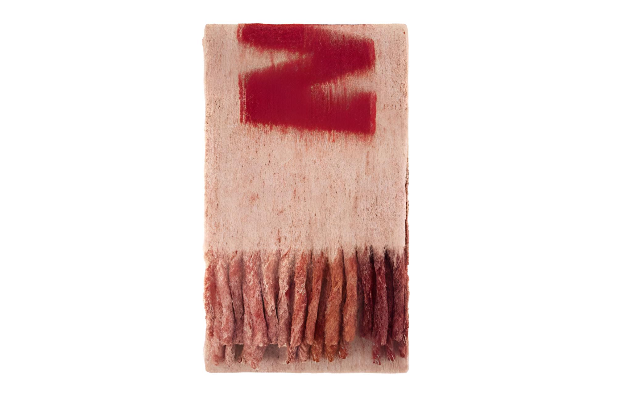 (Women) MARNI  Pink Wool Logo Embroidered Scarf. SCMC0103A0UAW017JQC12