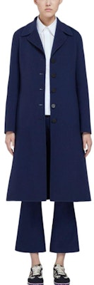 (Women) MARNI Slim Fit Belted Long Coat Blue CPMA0190K-UTW840-00B80 Lookbook (Women) MARNI Slim Fit Belted Long Coat Blue CPMA0190K-UTW840-00B80