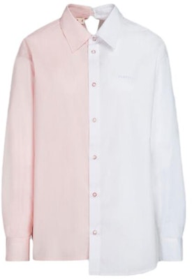 (Women) MARNI Two-Tone Patchwork Loose Long Sleeve Shirt Multicolor CAMA0546QX-UTC223-00W01 Order (Women) MARNI Two-Tone Patchwork Loose Long Sleeve Shirt Multicolor CAMA0546QX-UTC223-00W01