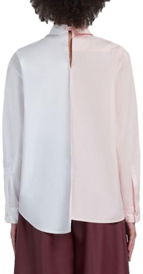 (Women) MARNI Two-Tone Patchwork Loose Long Sleeve Shirt Multicolor CAMA0546QX-UTC223-00W01 Shop (Women) MARNI Two-Tone Patchwork Loose Long Sleeve Shirt Multicolor CAMA0546QX-UTC223-00W01