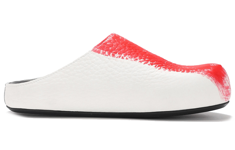 (W) Marni 'White Grainy Leather Mules' 圖 2