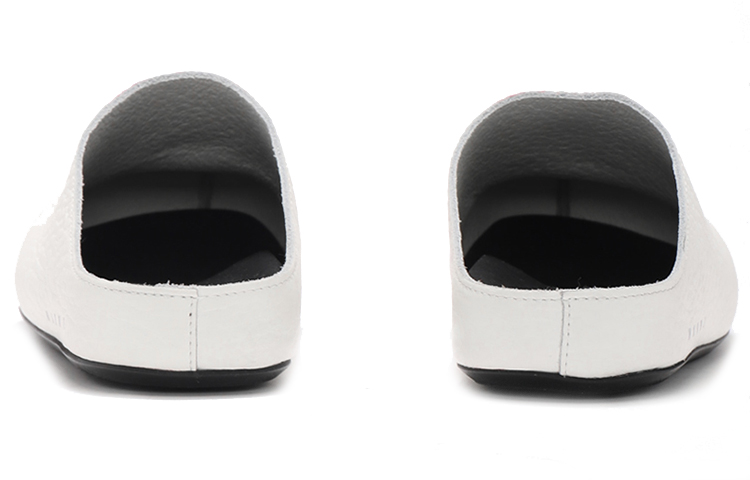 (W) Marni 'White Grainy Leather Mules' 圖 5