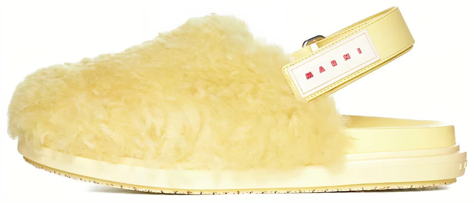 MARNI 包頭搭扣 時尚涼拖 女款 黃色 Buy MARNI 包頭搭扣 時尚涼拖 女款 黃色
