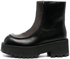 (Women) Marni Ankle Boot 'Retro Square Toe Black/Brown' TCMS002806P3387Z1Q68 (Women) Marni Ankle Boot 'Retro Square Toe Black/Brown' TCMS002806P3387Z1Q68