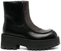 (W) 마르니 레트로 스퀘어토 앵클부츠 (블랙/브라운) TCMS002806P3387Z1Q68 Order (W) 마르니 레트로 스퀘어토 앵클부츠 (블랙/브라운) TCMS002806P3387Z1Q68