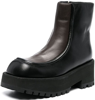 (Women) Marni Ankle Boot 'Retro Square Toe Black/Brown' TCMS002806P3387Z1Q68 Shop (Women) Marni Ankle Boot 'Retro Square Toe Black/Brown' TCMS002806P3387Z1Q68