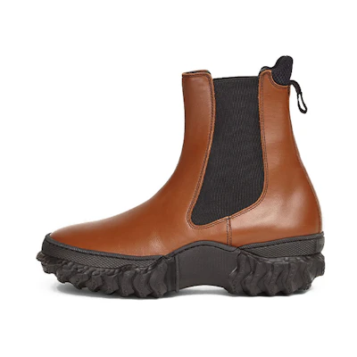 (W) Marni Ankle Boot 'Smooth Brown Calfskin'