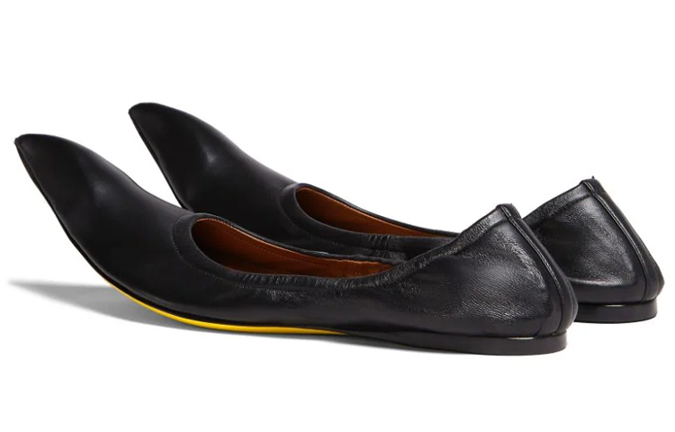 (W) Marni Ballet Flat 'Black Leather Point-Toe' 圖 4