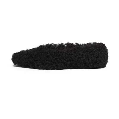 (W) Marni Ballet Flat 'Elegant Black Wool'