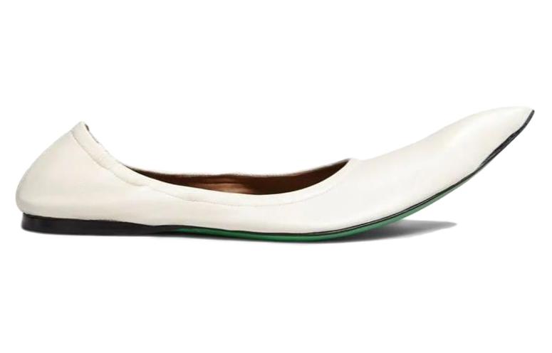 (W) Marni Ballet Flat 'White Leather' 圖 2