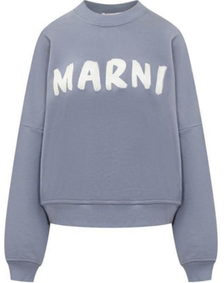 (Women) MARNI Bold Logo Crewneck Long Sleeve Sweatshirt Women’s Light Purple. FLJE0185P2USCU88LOB36 Order (Women) MARNI Bold Logo Crewneck Long Sleeve Sweatshirt Women’s Light Purple. FLJE0185P2USCU88LOB36