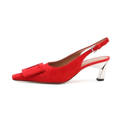 (W) Marni Buckle 60 'Red'