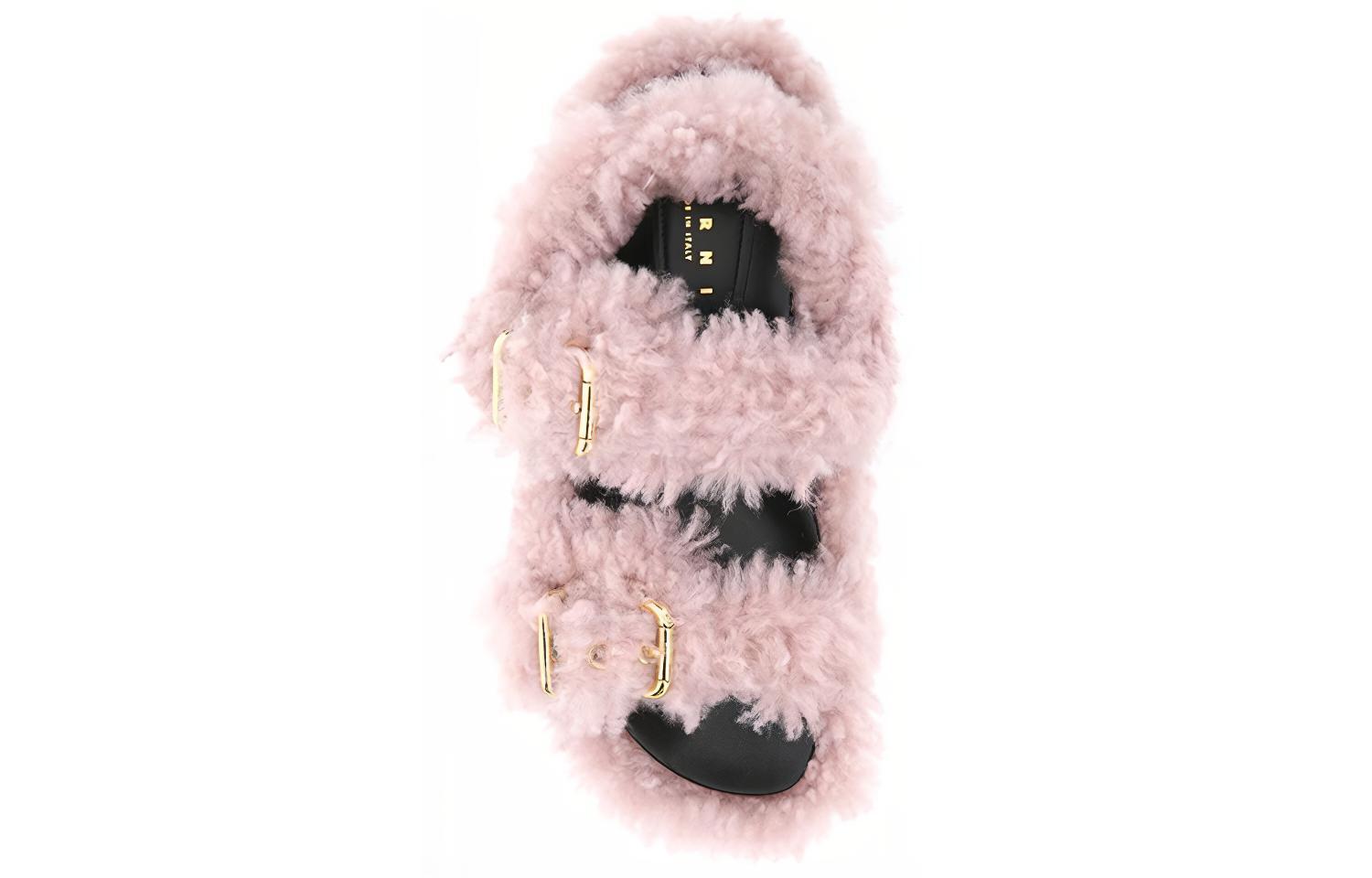 Purchase (W) 마르니 핑크 버클 플랫 샌들 FBMS008301LM071ZL971