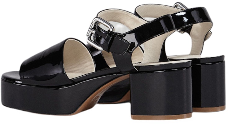 (Women) Marni Buckle Patent Leather Sandal 'Black' SAMS014605P434700N99 Lookbook (Women) Marni Buckle Patent Leather Sandal 'Black' SAMS014605P434700N99