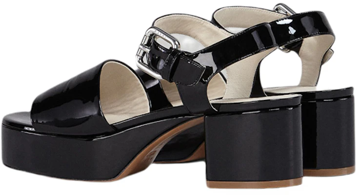 (W) Marni Sandal Kulit Berkilat dengan Buckle 'Hitam' SAMS014605P434700N99 Lookbook (W) Marni Sandal Kulit Berkilat dengan Buckle 'Hitam' SAMS014605P434700N99