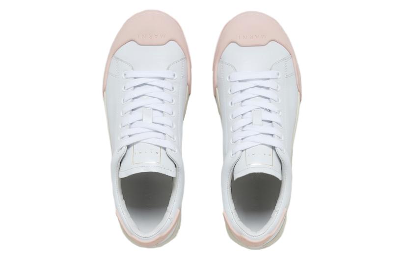 Shop (W) マルニ バンパー ロー "ホワイトレザー" SNZW014501P5249ZO448