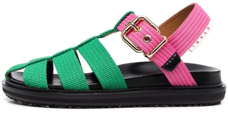 (Women) Marni Cage Sandals 'Green Pink' FBMS012101P3707ZO084 Buy (Women) Marni Cage Sandals 'Green Pink' FBMS012101P3707ZO084