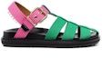 Order (W) Sandal Sangkar Marni 'Hijau Merah Jambu' FBMS012101P3707ZO084