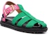 (W) Sandal Sangkar Marni 'Hijau Merah Jambu' FBMS012101P3707ZO084