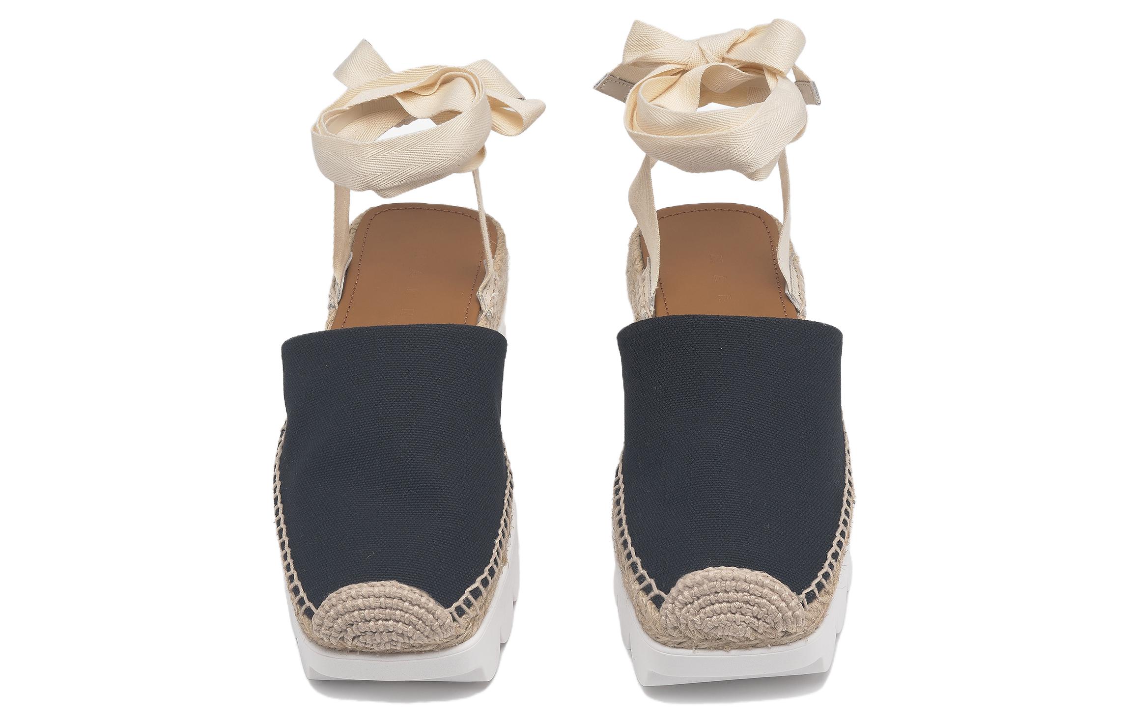 (W) Marni Canvas Casual Shoes 'Fashion Strap Black' 圖 3