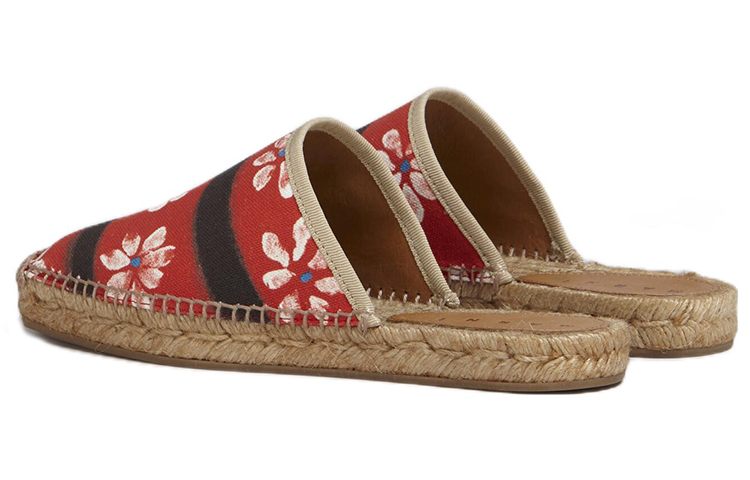 (W) Marni Canvas Fashion Slide 'Daisy Stripes Red' 圖 3