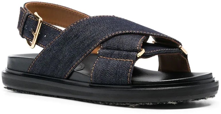 (W) Sandal Marni Criss-Cross 'Denim Biru' FBMS005201-P4155-00B64 Order (W) Sandal Marni Criss-Cross 'Denim Biru' FBMS005201-P4155-00B64