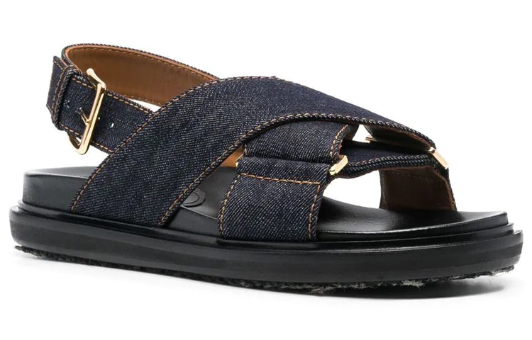 Order (W) Sandalia Marni Criss-Cross 'Denim Azul' FBMS005201-P4155-00B64