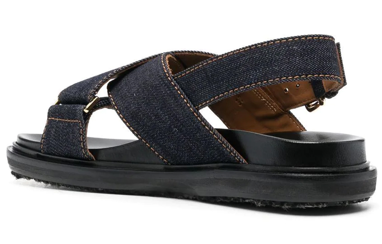 Lookbook (W) Sandalia Marni Criss-Cross 'Denim Azul' FBMS005201-P4155-00B64