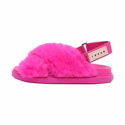 (W) Marni Cross Strap Sandals 'Purple Red'
