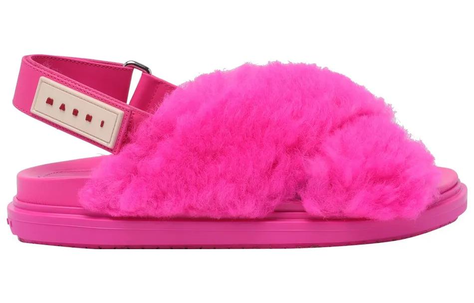 (W) Marni Cross Strap Sandals 'Purple Red' 圖 2