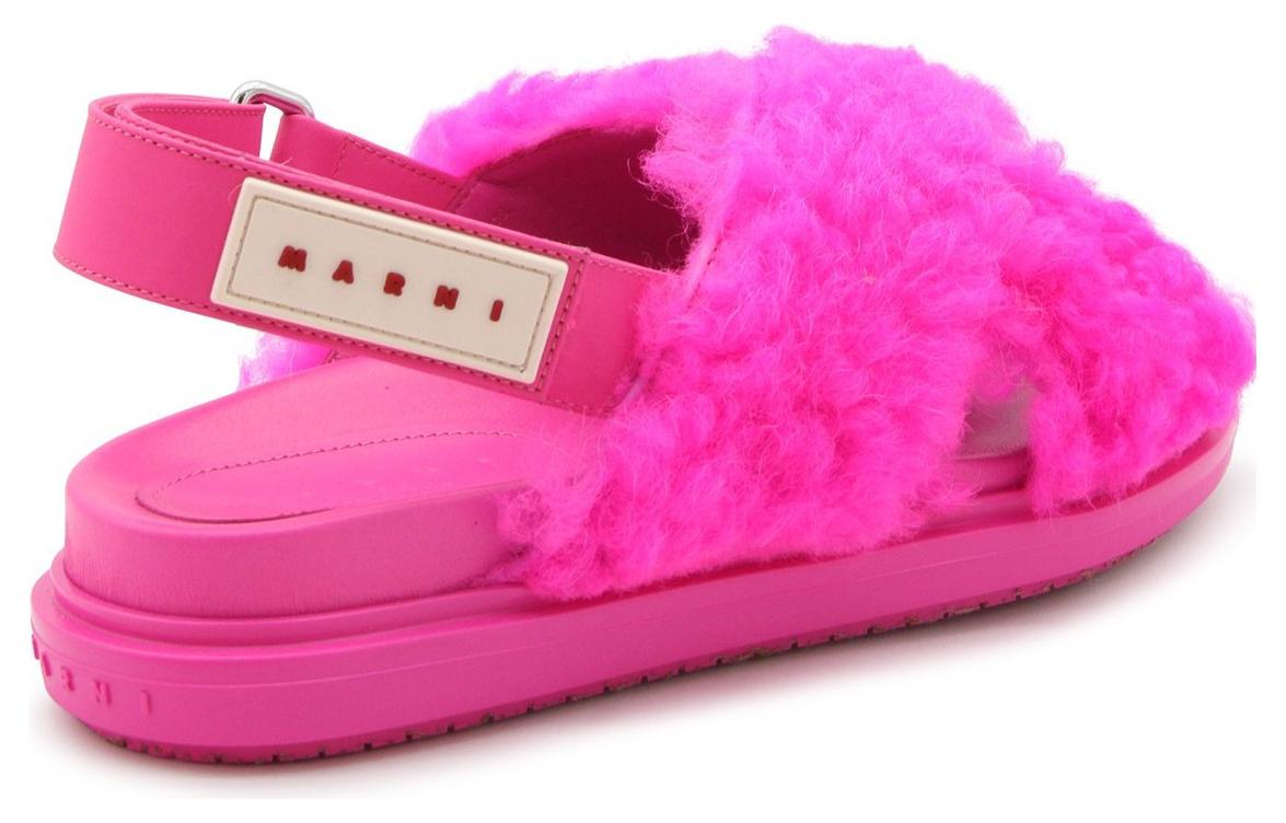 (W) Marni Cross Strap Sandals 'Purple Red' 圖 3