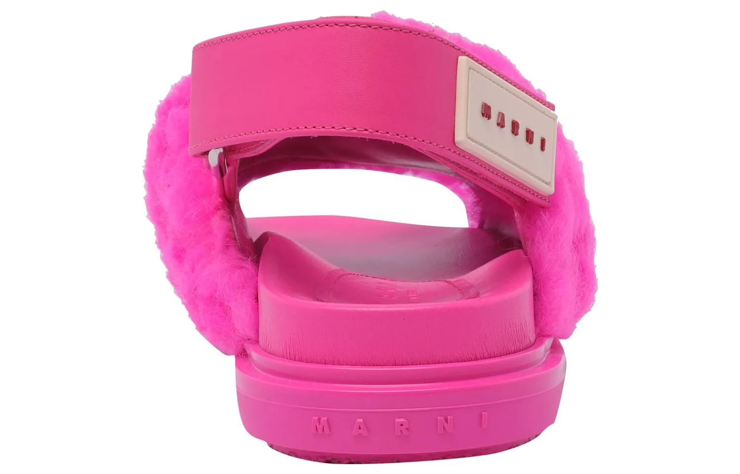 (W) Marni Cross Strap Sandals 'Purple Red' 圖 5