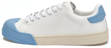 (Women) MARNI Dada Bumper Leather White Low-Top Casual Sneakers SNZW015201P5249ZO609 (Women) MARNI Dada Bumper Leather White Low-Top Casual Sneakers SNZW015201P5249ZO609
