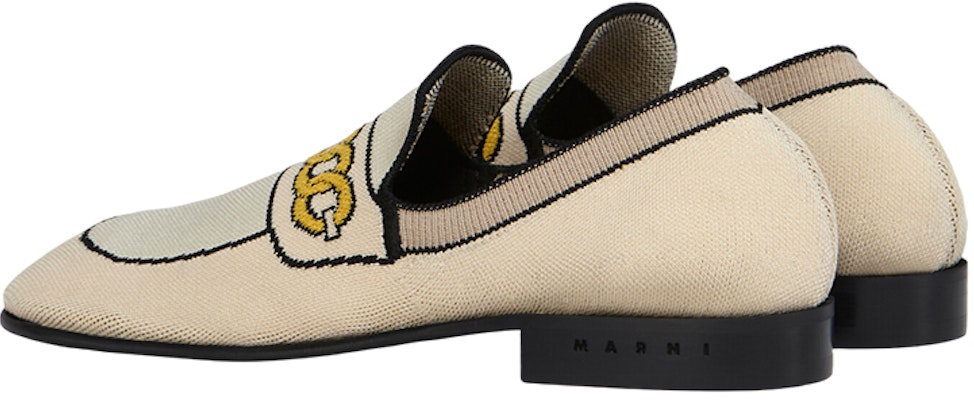 (Women) Marni Elastic Knit Loafer 'White' MOMS003601P4547ZO123 Lookbook (Women) Marni Elastic Knit Loafer 'White' MOMS003601P4547ZO123