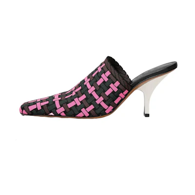 (W) Marni Fabric Mules 'Multi-Color'