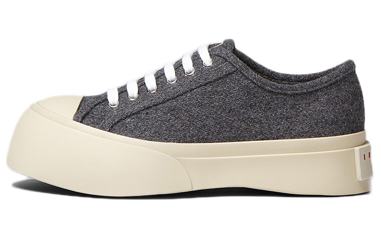 (Women) Marni Felt Fabric Lace-Up 'Grey Fashion' SNZW003020P136300N95
