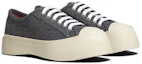 Order (W) Marni Sepatu Kain Felt Abu-Abu Fashion SNZW003020P136300N95