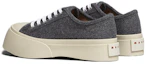 Lookbook (W) Marni Sepatu Kain Felt Abu-Abu Fashion SNZW003020P136300N95